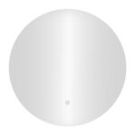 Kulaté LED zrcadlo SISI 80 cm čiré