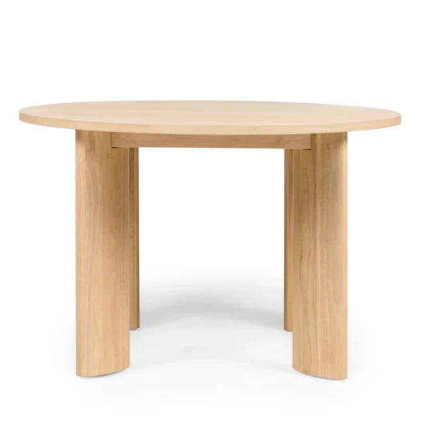 Kulatý jídelní stůl Bali 120 cm hnědý