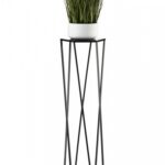 Kvetinový stojan LOFTSTYLE III 100 cm čierny