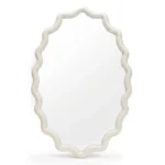 Nástěnné zrcadlo Lumi 120 cm bílé