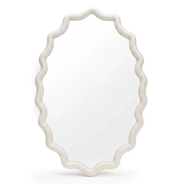 Nástěnné zrcadlo Lumi 120 cm bílé