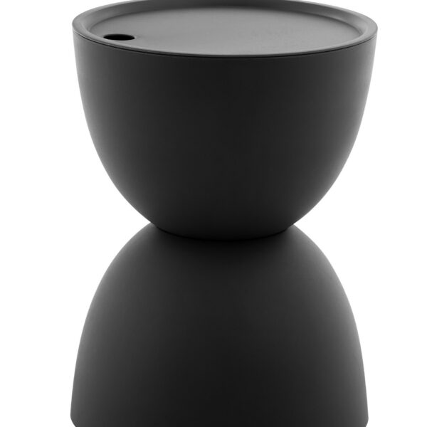 Odkládací stolek Fusion 34 cm černý