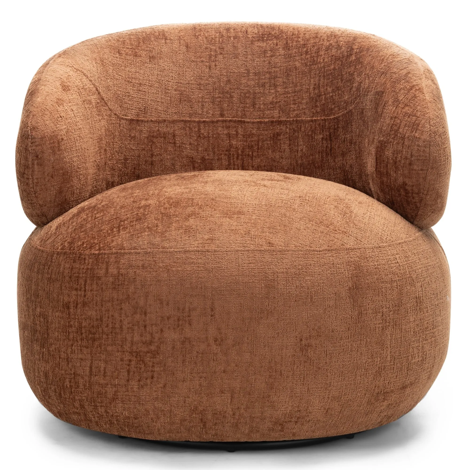 Otočné designové křeslo Rumble měděné Otočné designové křeslo Rumble měděné