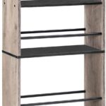 Pojízdný kuchyňský regál Vasagle Tonari 45 cm šedý