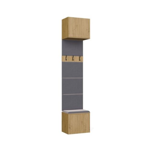 Předsíňová stěna HAGA 1W 50 cm dub Artisan Předsíňová stěna HAGA 1W 50 cm dub Artisan