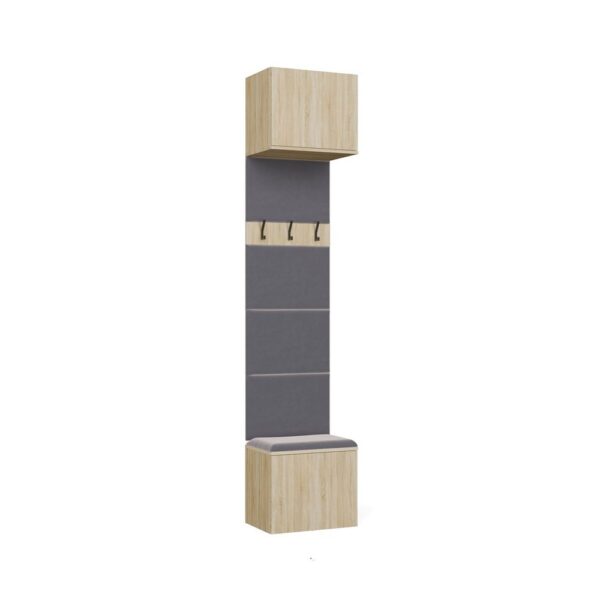Předsíňová stěna HAGA 1W 50 cm dub Sonoma