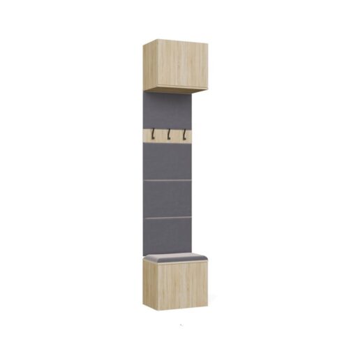 Předsíňová stěna HAGA 1W 50 cm dub Sonoma Předsíňová stěna HAGA 1W 50 cm dub Sonoma