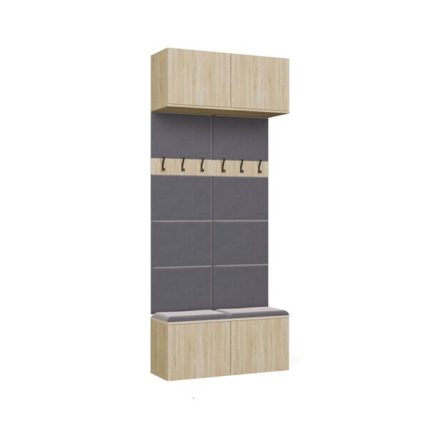 Předsíňová stěna HAGA 2W 100 cm dub Sonoma
