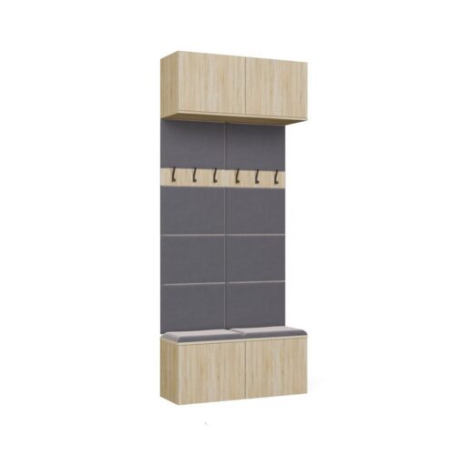 Předsíňová stěna HAGA 2W 100 cm dub Sonoma Předsíňová stěna HAGA 2W 100 cm dub Sonoma