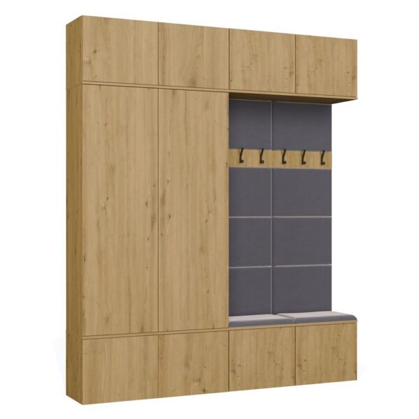 Předsíňová stěna Haga 2Sz2W 200 cm dub Artisan