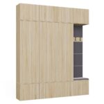 Předsíňová stěna Haga 3Sz1W 200 cm dub Sonoma
