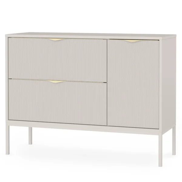 Skříňka pod umyvadlo Livia s deskou 100 cm kašmírová