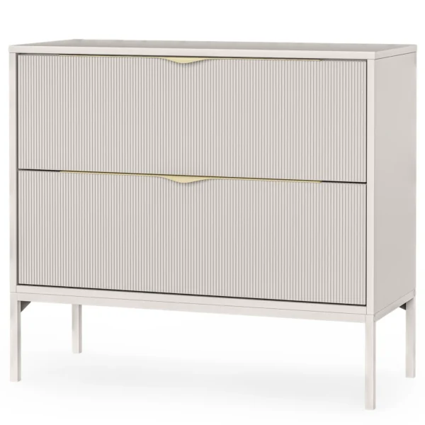 Skříňka pod umyvadlo Livia s deskou 84 cm kašmírová