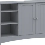 Skříňka pod umyvadlo Vasagle Mollie 90 cm šedá