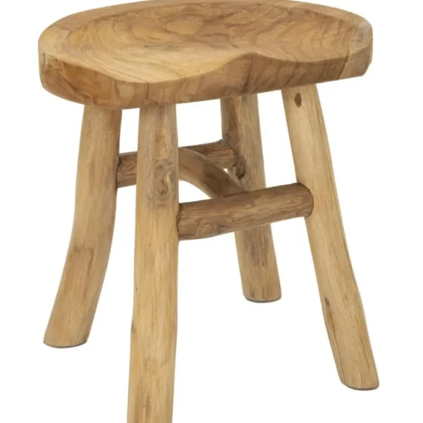 Stolička Teak 42 cm z masivu hnedá