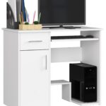 Volně stojící psací stůl Jay 90 cm bílý