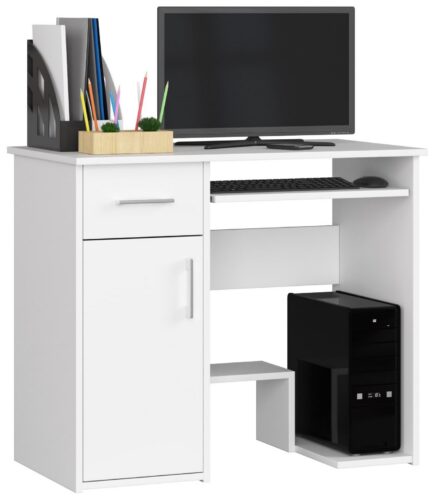Volně stojící psací stůl Jay 90 cm bílý Volně stojící psací stůl Jay 90 cm bílý