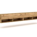 Závěsný TV stolek Derby 280 cm dub Wotan