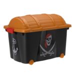 Box na hračky Pirát čierny