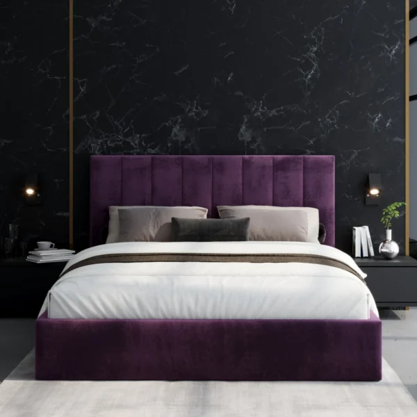 Čalouněná postel Justin se zvedacím roštem Paris - výber z 25 prevedení