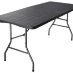 Cateringový stôl WOODLAND 180 cm antracitový