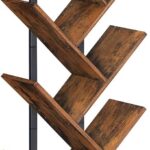 Designová knihovna Marelo 135 cm hnědá