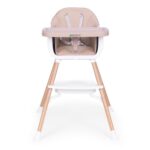 Detská stolička 2v1 BABY ECOTOYS béžová