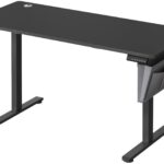 Elektricky nastaviteľný písací stôl Vasagle Foral 140 cm čierny