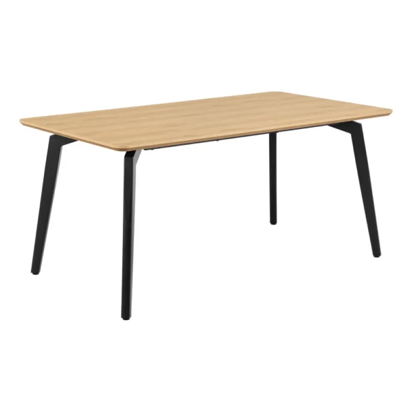 Jedálenský stôl Cadiz 160 cm dub prírodný/čierny