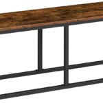 Jídelní lavice Vasagle Reny 120 cm černá/hnědá