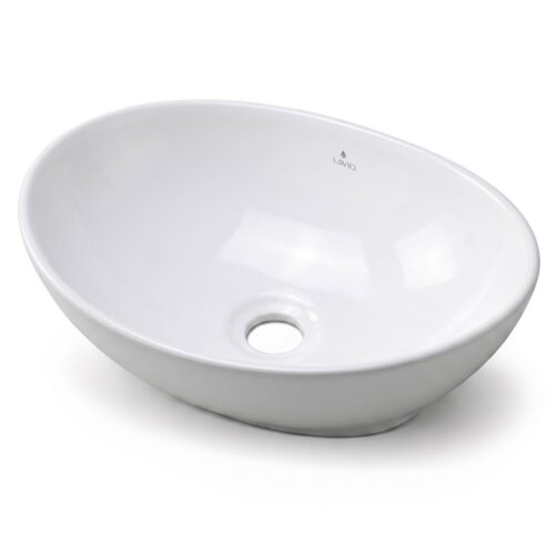 Keramické umyvadlo na desku OVALIS 41 cm lesklé bílé Keramické umyvadlo na desku OVALIS 41 cm lesklé bílé