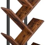 Knihovna Vasagle Mergo 116 cm hnědá