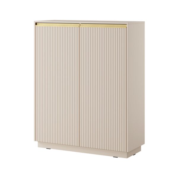 Komoda Royal II 104 cm KW béžová/zlatá