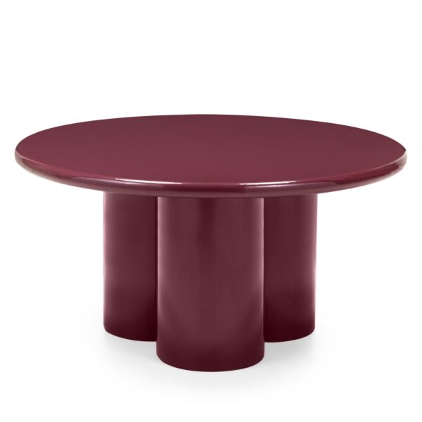 Konferenčný stolík Everett 80 cm vínový
