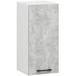 Kuchynská závesná skrinka Olivie W 30 cm biela/betón