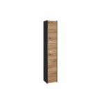 Kúpeľňová skrinka S33 170 cm antracit/dub artisan