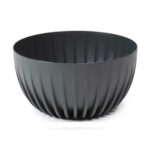Kvetináč STRIPPED ECO 24 cm antracitový