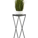 Kvetinový stojan LOFT I 70 cm čierny