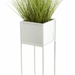 Kvetinový stojan Willa 70 cm biely