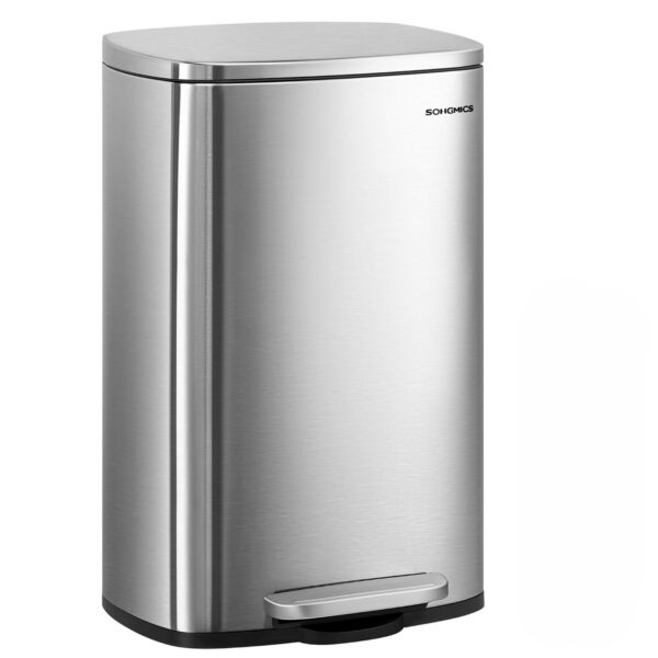 Nerezový odpadkový kôš Doro 50 l strieborný