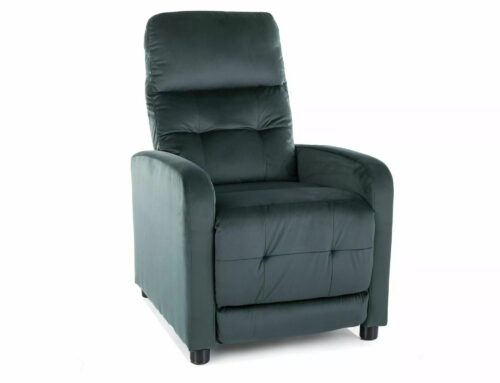 Polohovacie kreslo OTUS Velvet zelené Polohovacie kreslo OTUS Velvet zelené