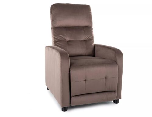 Polohovacie kreslo Otus Velvet capuccino Polohovacie kreslo Otus Velvet capuccino