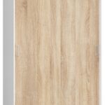 Šatní skříň CLP Mono 150 cm bílá/dub sonoma