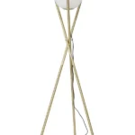 Stojacia lampa Glamy 155 cm biela/zlatá