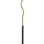 Stojacia lampa Glosy 172 cm čierna/zlatá
