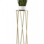 Stojan na kvety Loftstyle III 100 cm zlatý