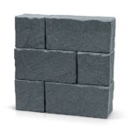 Sud na dažďovú vodu Stones Block 400 l tmavosivý