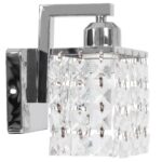 Nástenná lampa Crystal APP543-1W chróm