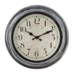 Nástenné hodiny NELSON 40 cm strieborné