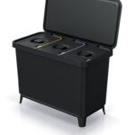 Odpadkový koš SYSTEMO 3x10 L černý